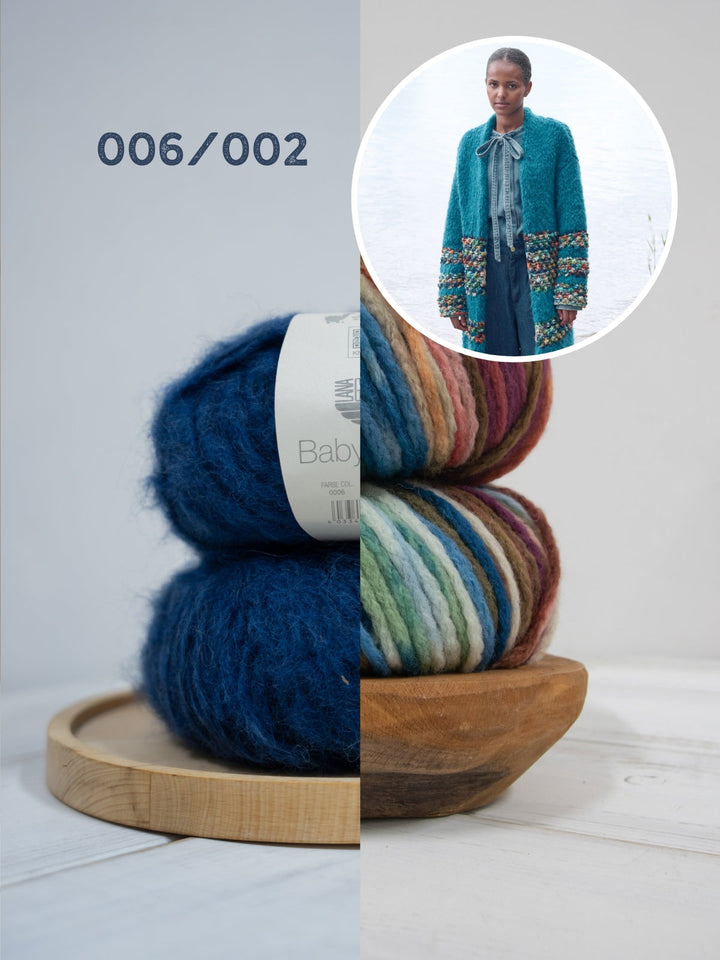 Strickpaket Baby Furry Crazy Mantel