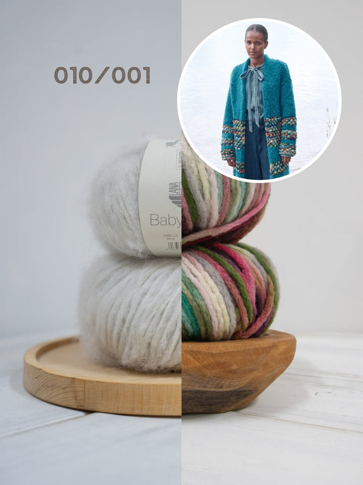 Strickpaket Baby Furry Crazy Mantel