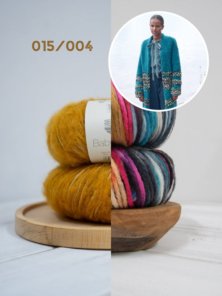 Strickpaket Baby Furry Crazy Mantel