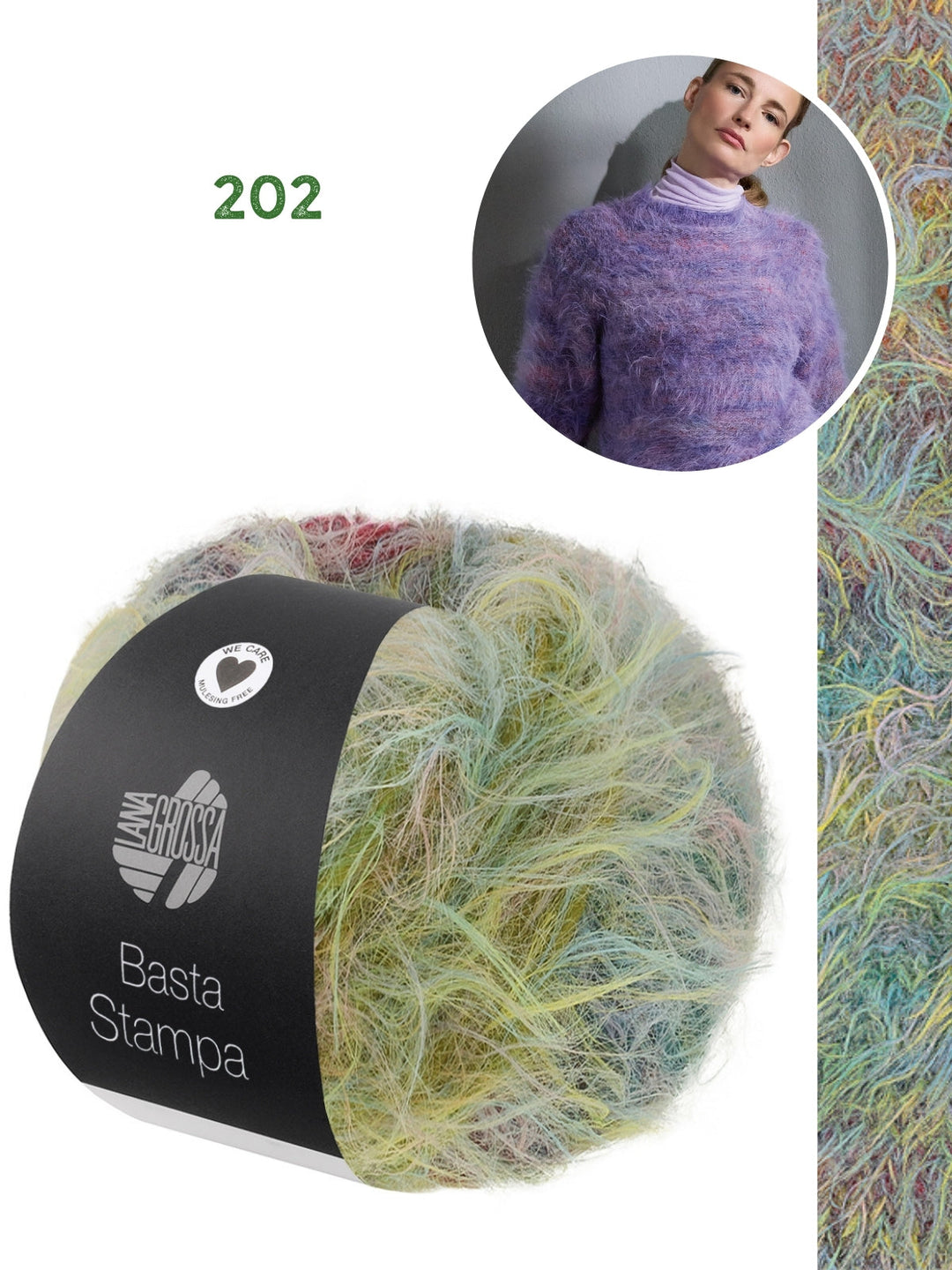 Strickpaket Basta Stampa Pullover