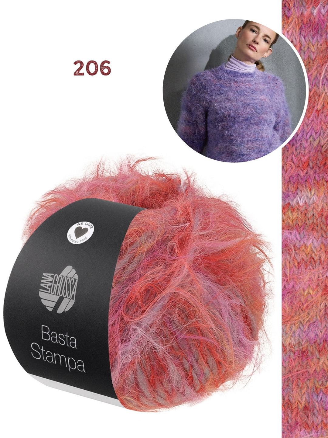 Strickpaket Basta Stampa Pullover