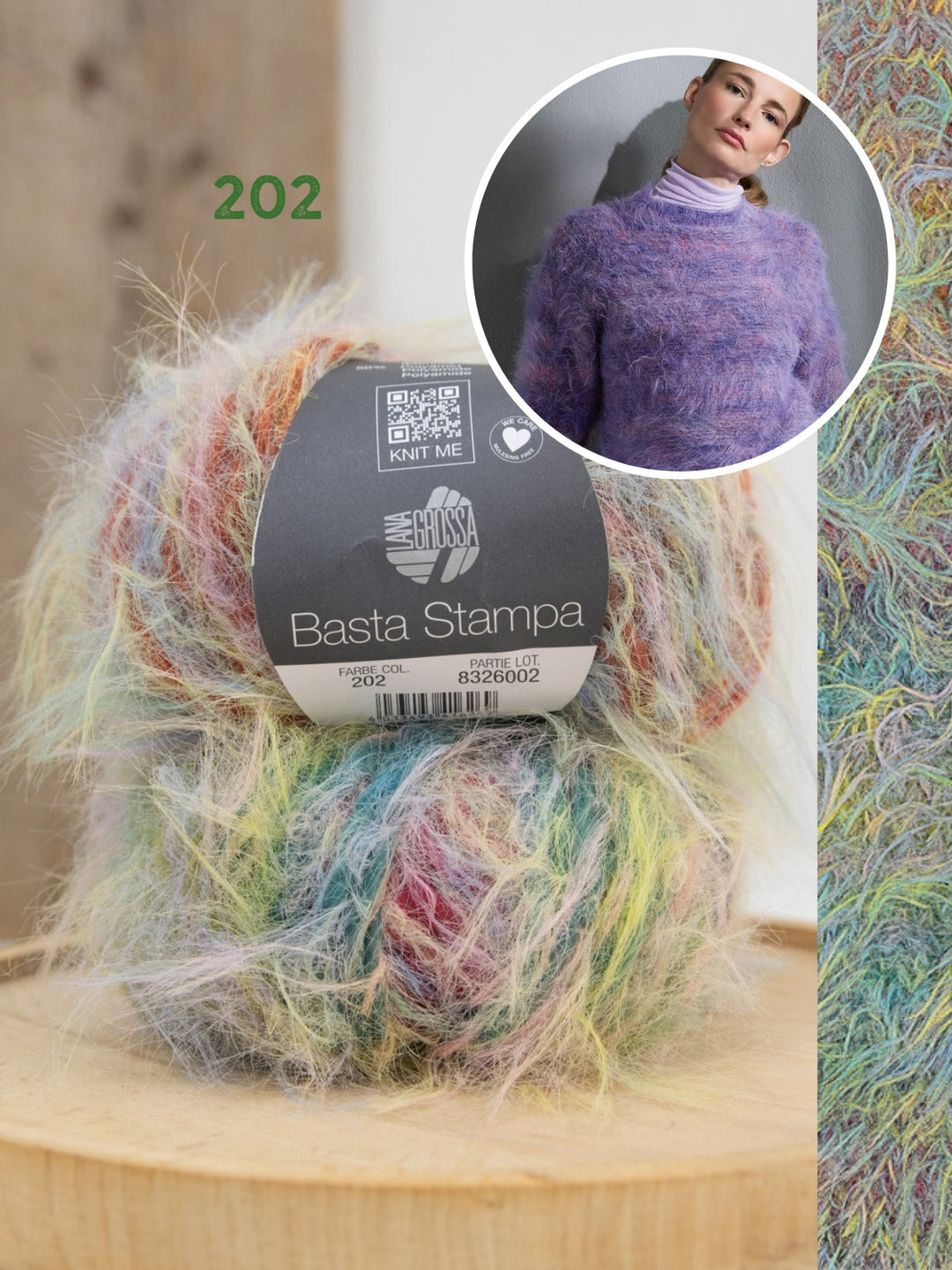Strickpaket Basta Stampa Pullover