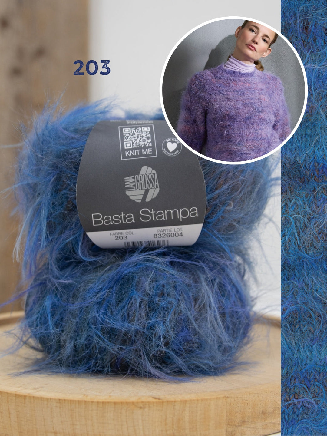 Strickpaket Basta Stampa Pullover