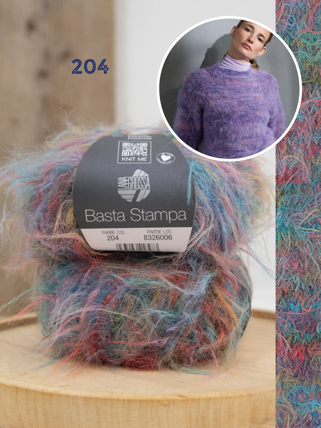 Strickpaket Basta Stampa Pullover