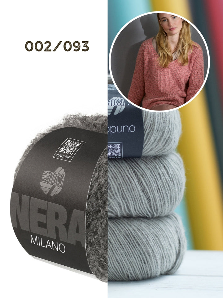 Strickpaket Ecopuno Milano Pullover
