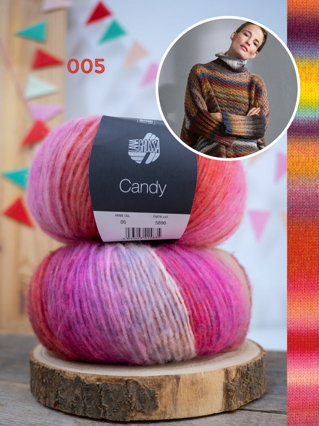 Strickpaket Candy Pullover
