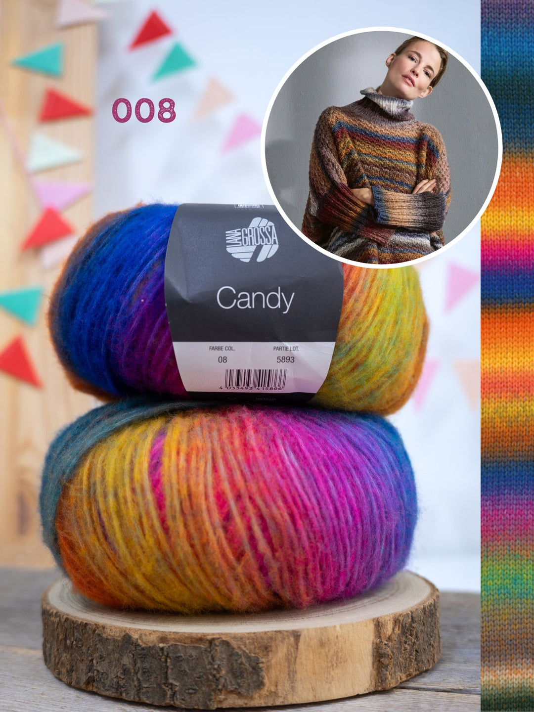 Strickpaket Candy Pullover