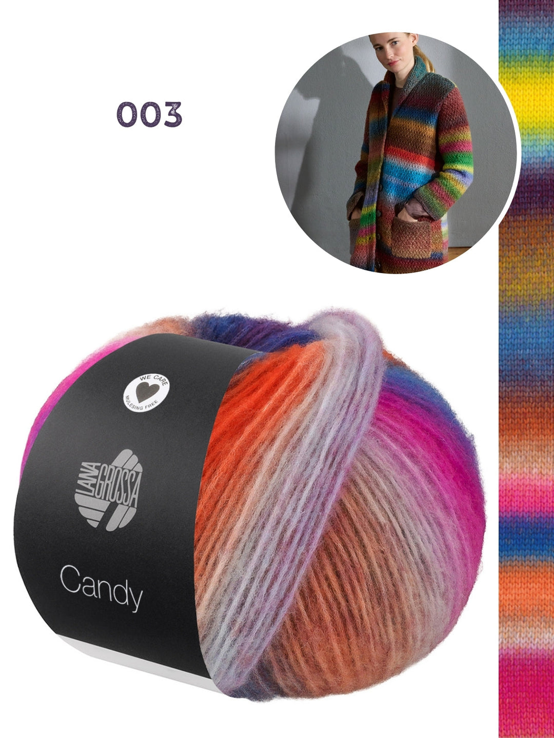 Strickpaket Candy Jacke