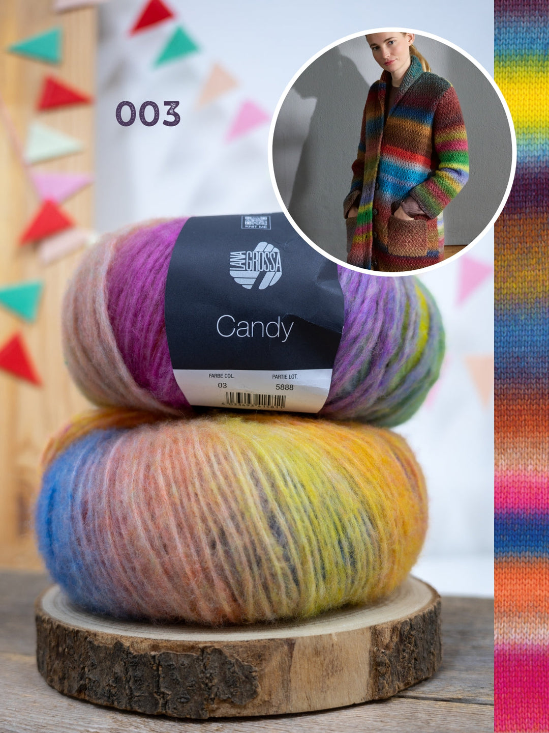 Strickpaket Candy Jacke