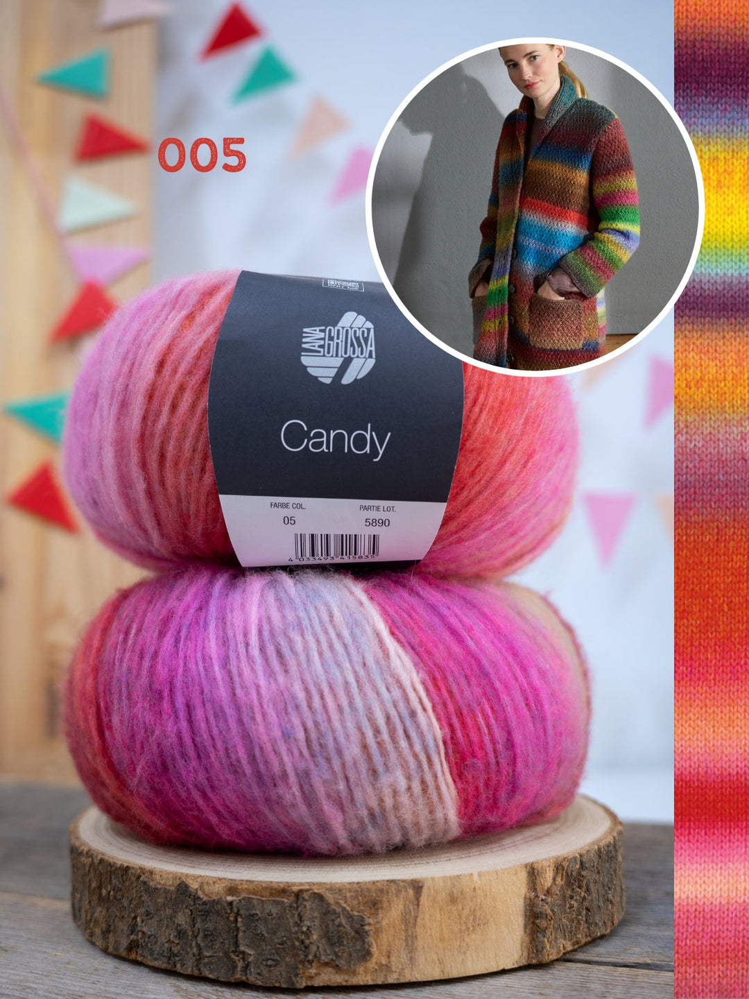 Strickpaket Candy Jacke