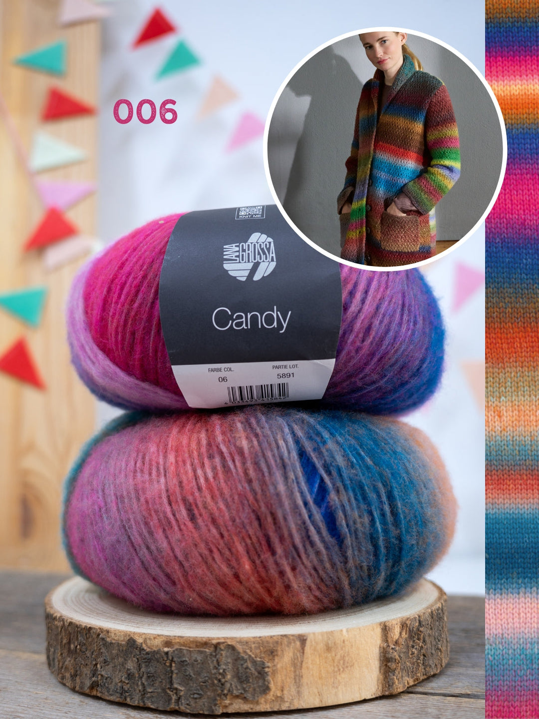 Strickpaket Candy Jacke