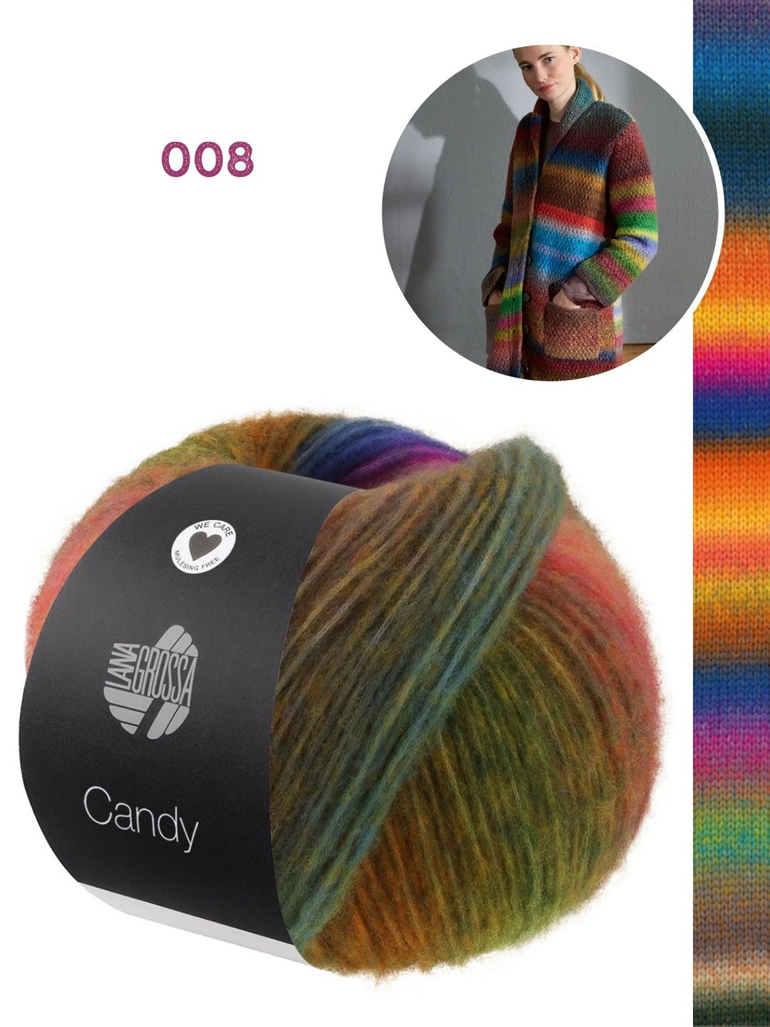 Strickpaket Candy Jacke
