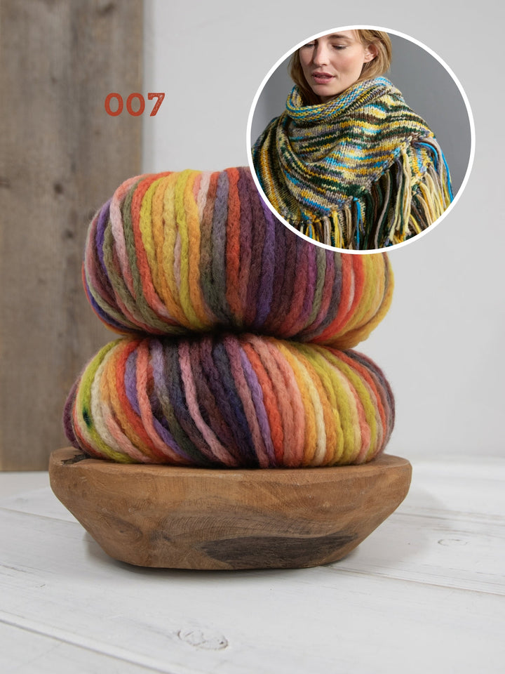 Strickpaket Crazy Dreieckstuch