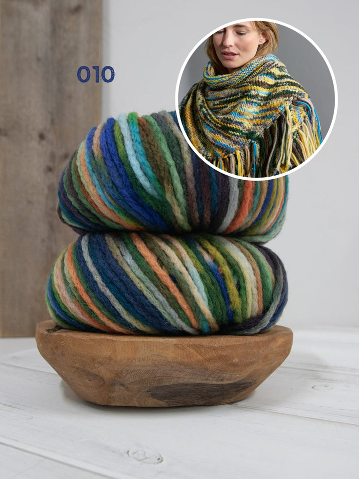 Strickpaket Crazy Dreieckstuch