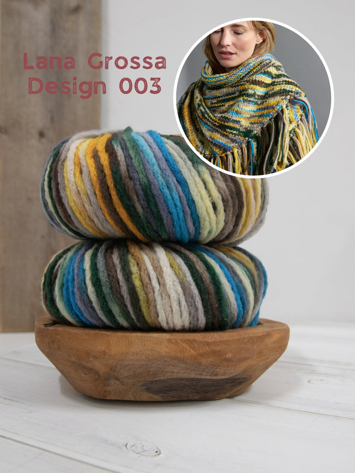 Strickpaket Crazy Dreieckstuch
