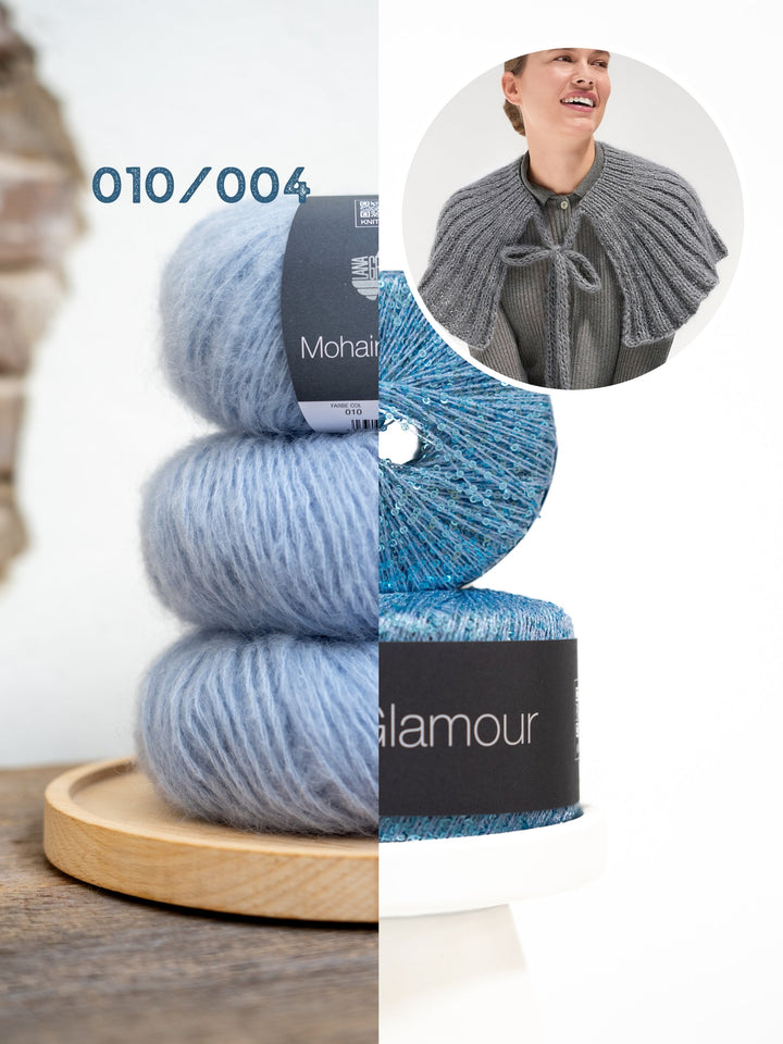 Strickpaket Mohair Di Gio Glamour Cape