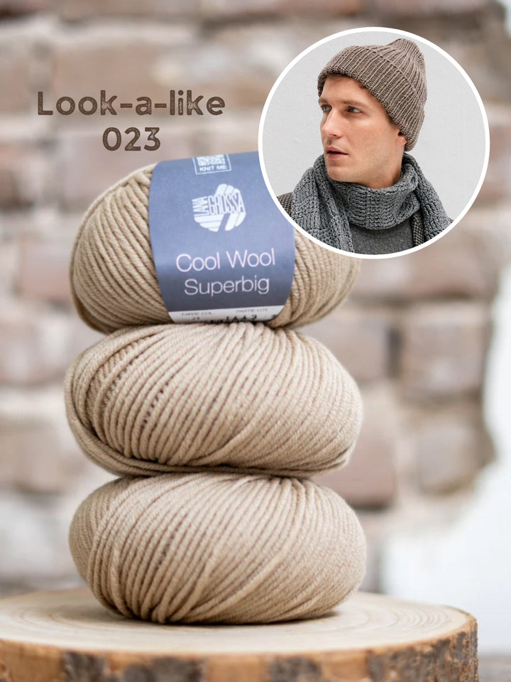 Strickpaket Cool Wool Superbig Mütze