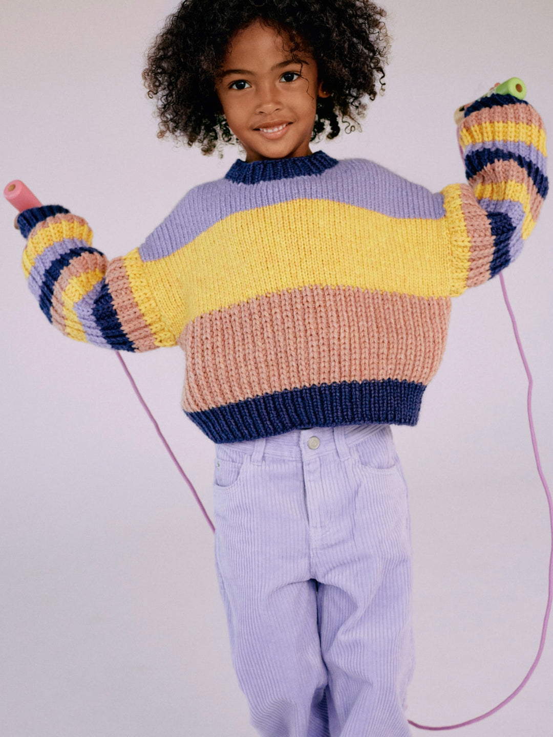 Strickpaket Cool Merino Big Pullover - Kids