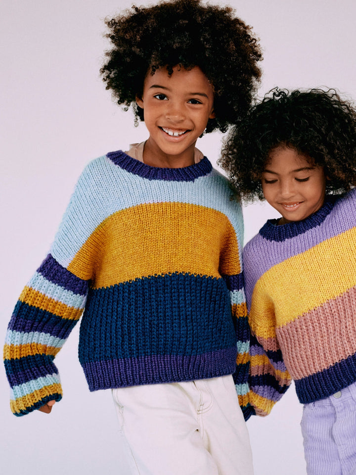 Strickpaket Cool Merino Big Pullover - Kids