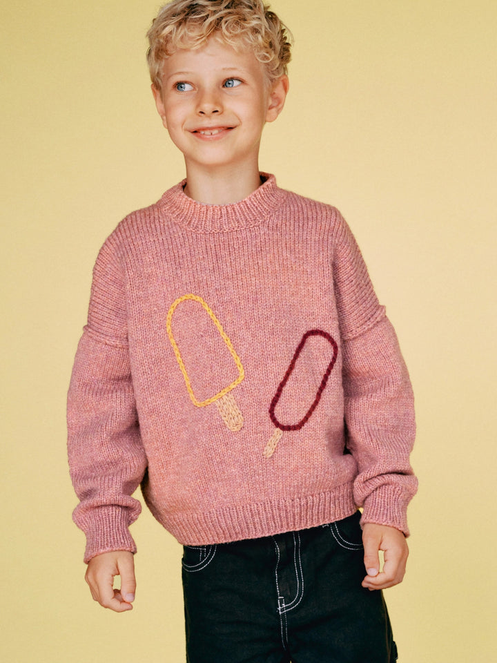Strickpaket Cool Merino Pullover - Kids