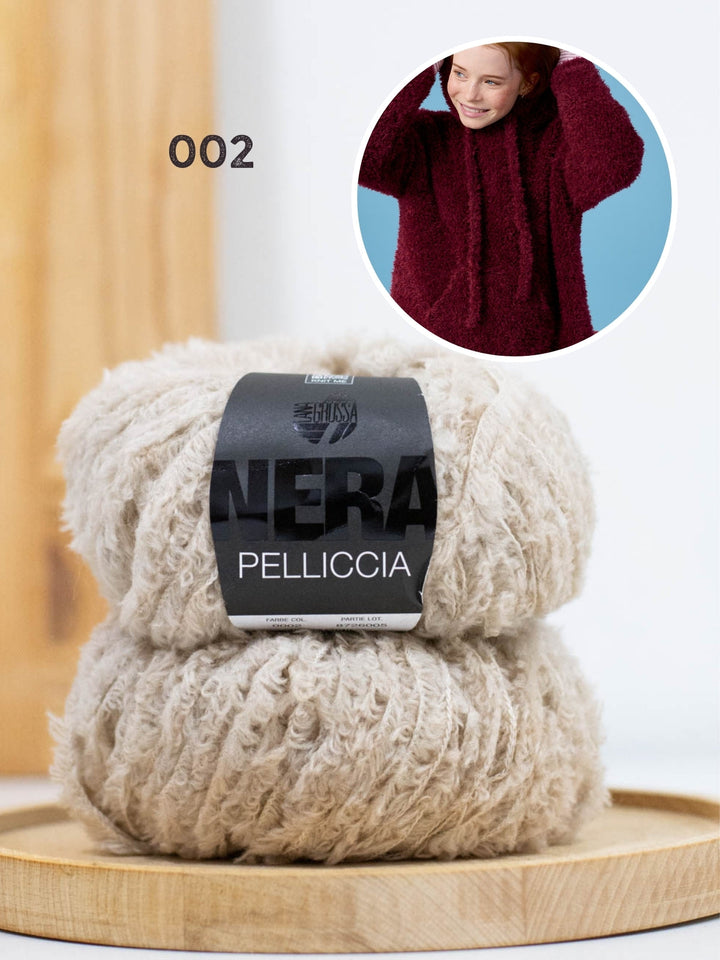 Strickpaket Pelliccia Hoodie