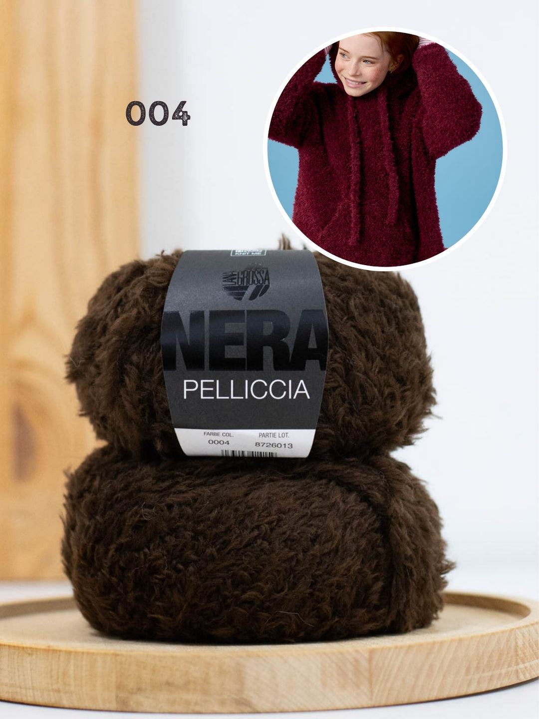Strickpaket Pelliccia Hoodie