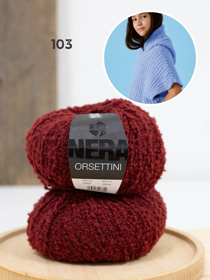 Strickpaket Orsettini Hoodie-Pullunder