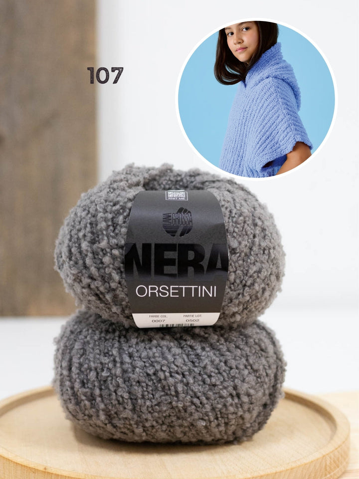 Strickpaket Orsettini Hoodie-Pullunder