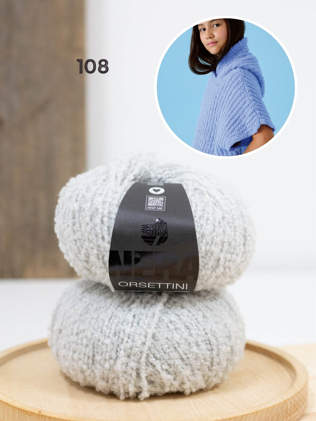 Strickpaket Orsettini Hoodie-Pullunder