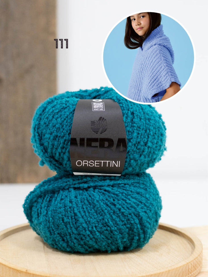Strickpaket Orsettini Hoodie-Pullunder