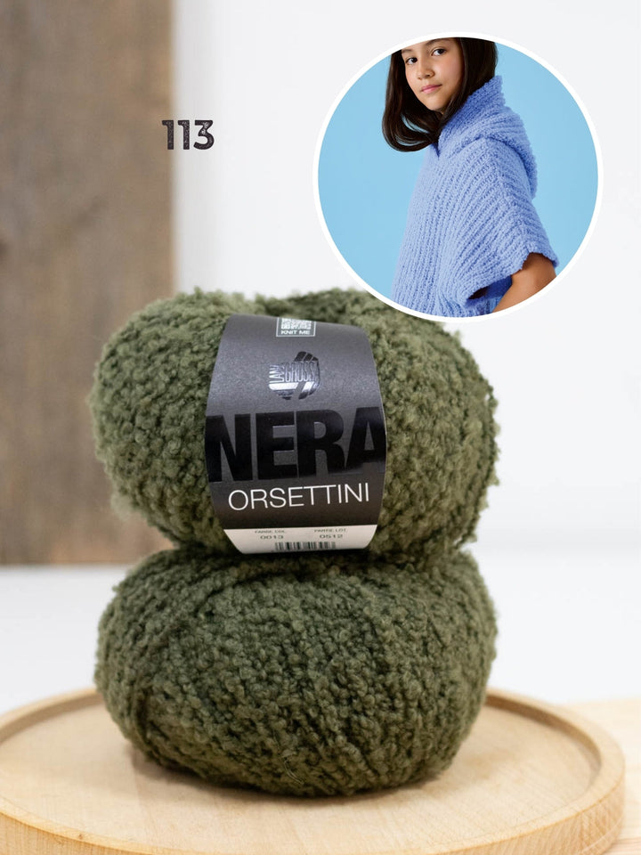 Strickpaket Orsettini Hoodie-Pullunder
