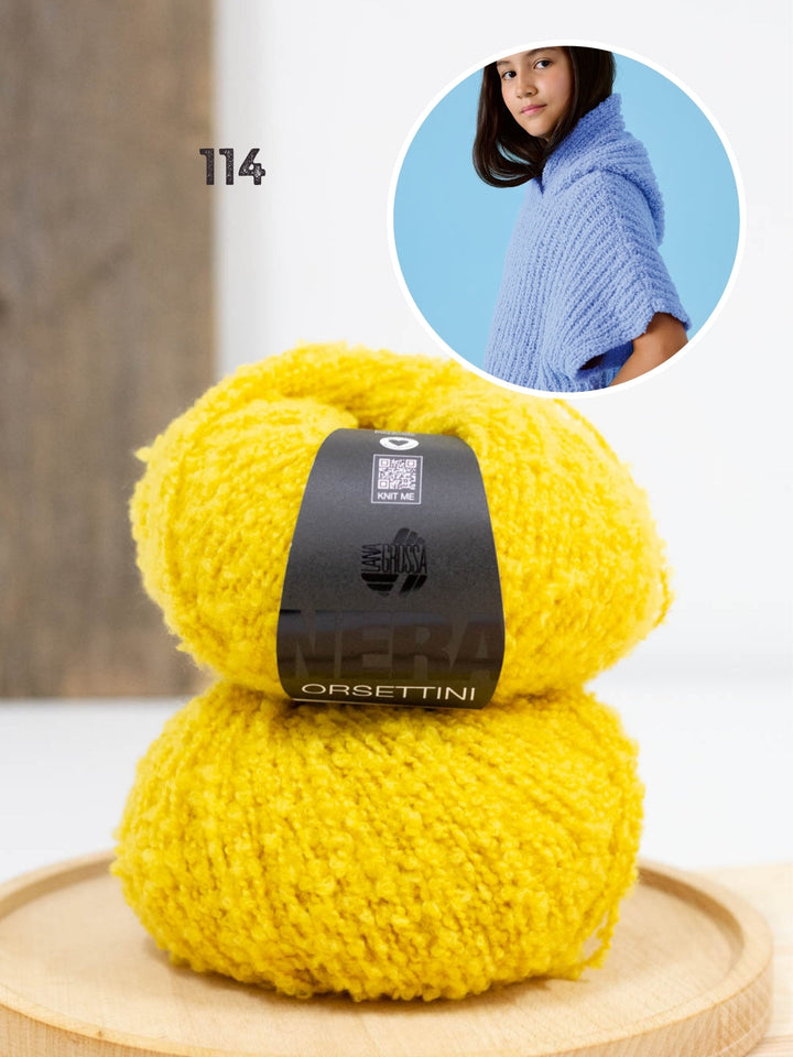 Strickpaket Orsettini Hoodie-Pullunder