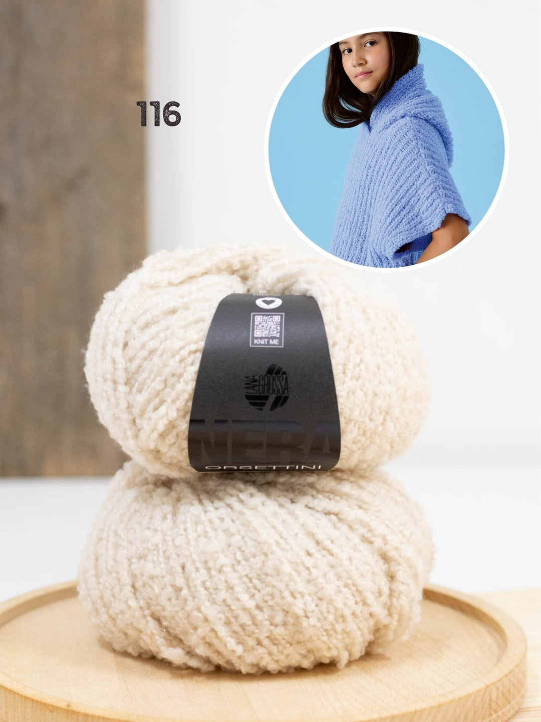 Strickpaket Orsettini Hoodie-Pullunder