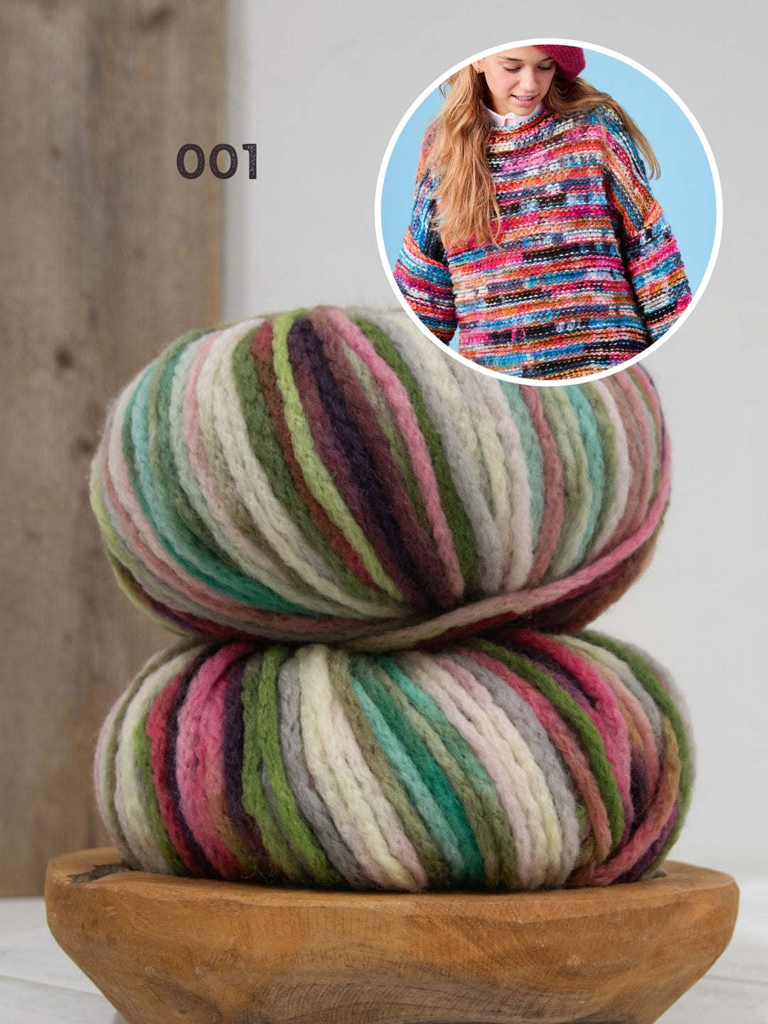 Strickpaket Crazy Oversized-Pullover