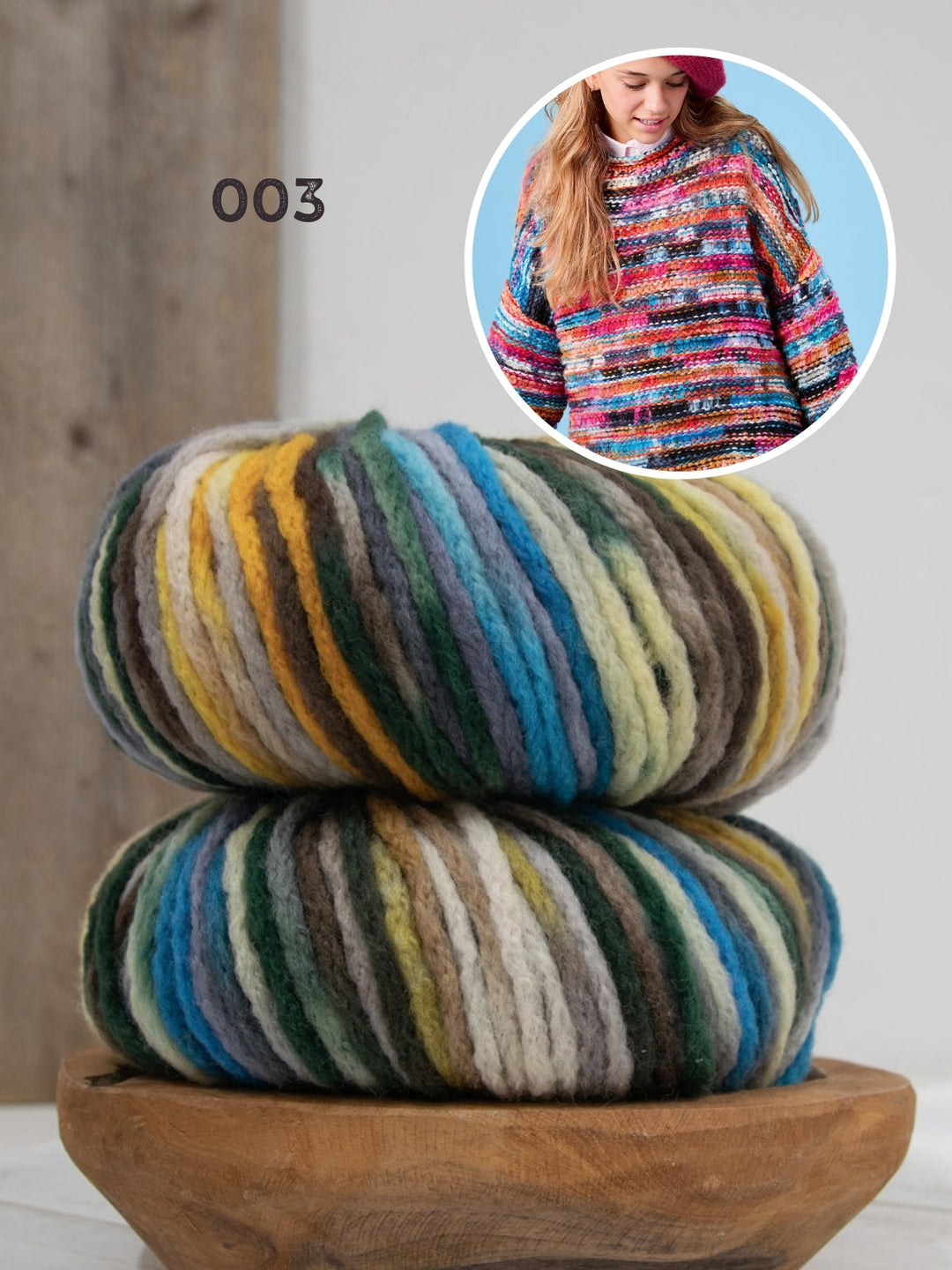 Strickpaket Crazy Oversized-Pullover