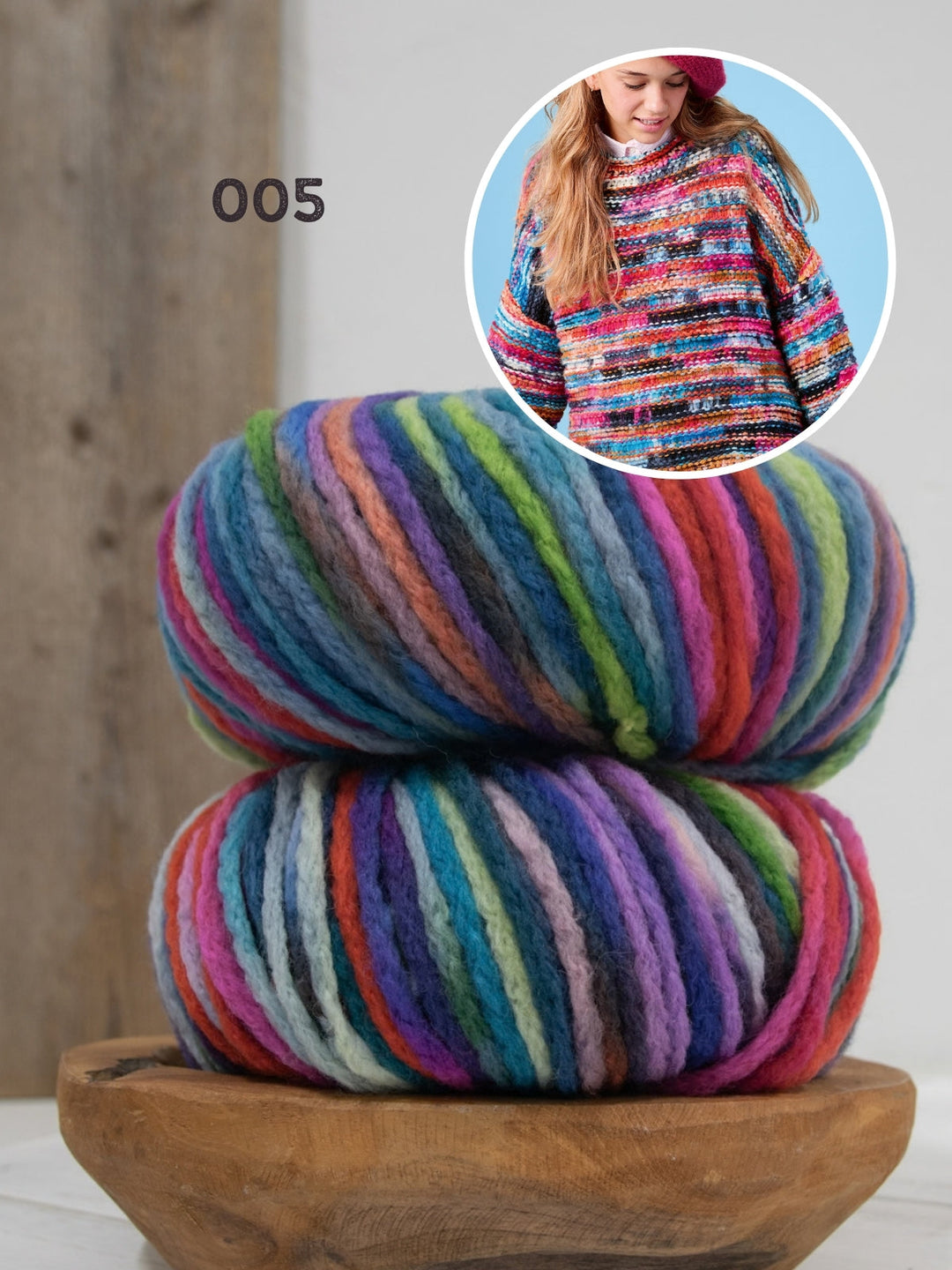 Strickpaket Crazy Oversized-Pullover
