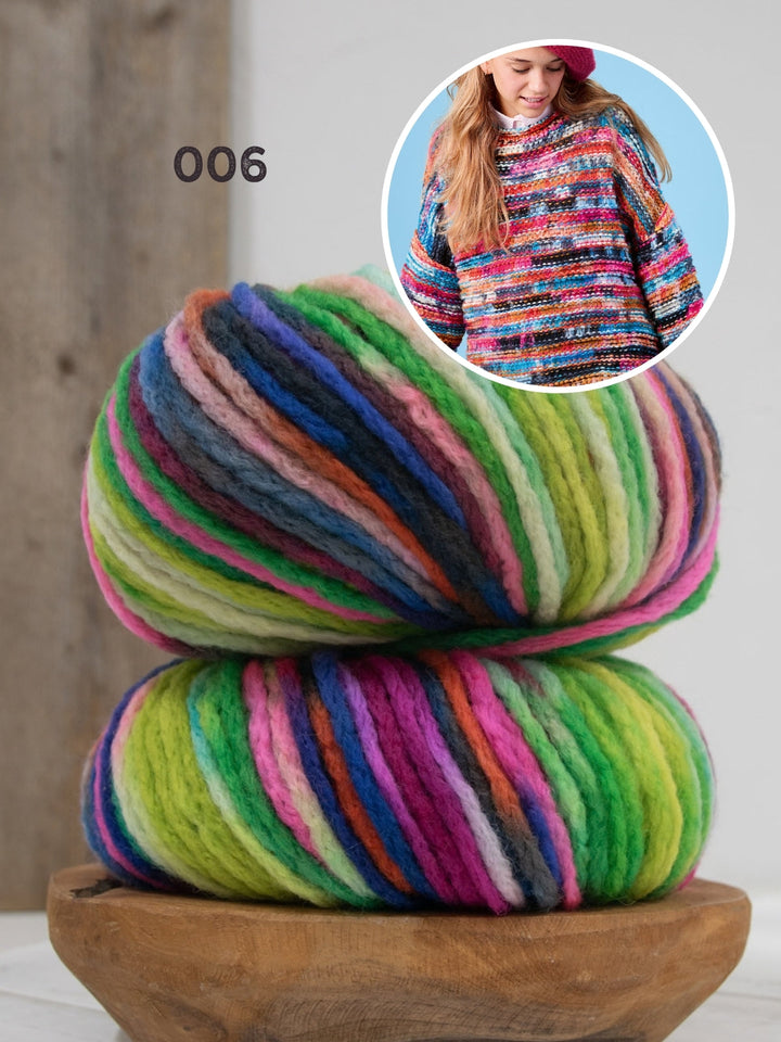 Strickpaket Crazy Oversized-Pullover