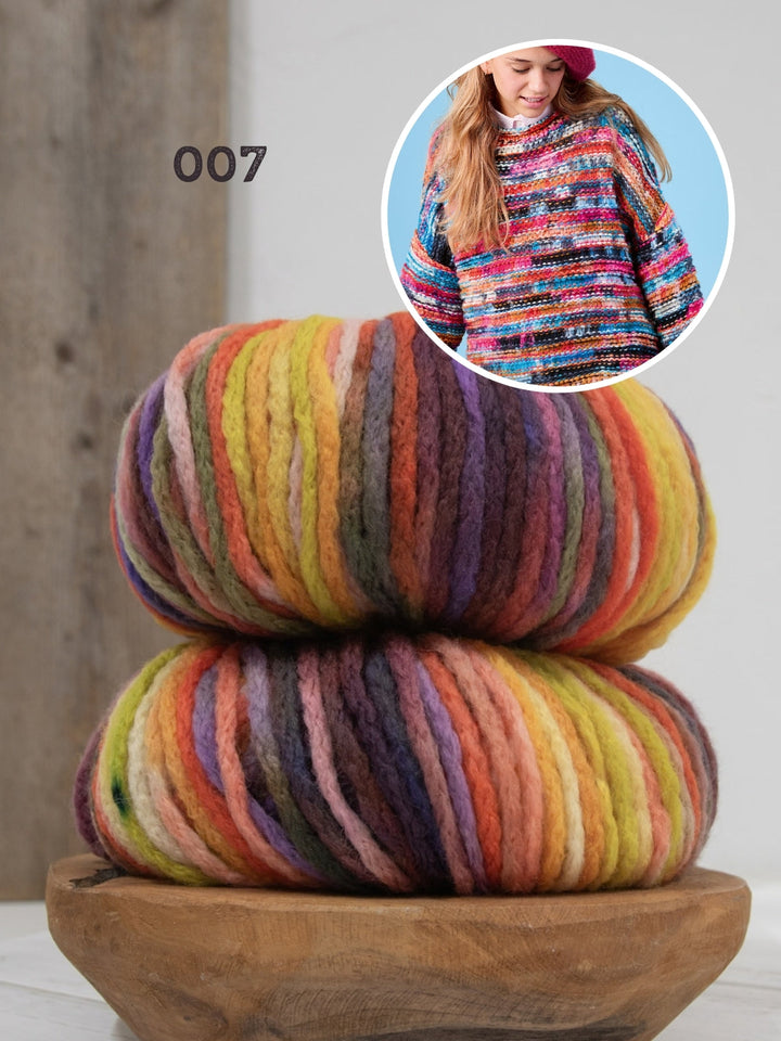 Strickpaket Crazy Oversized-Pullover