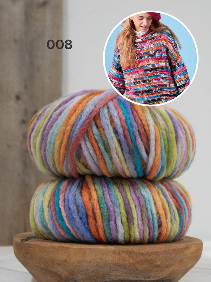 Strickpaket Crazy Oversized-Pullover