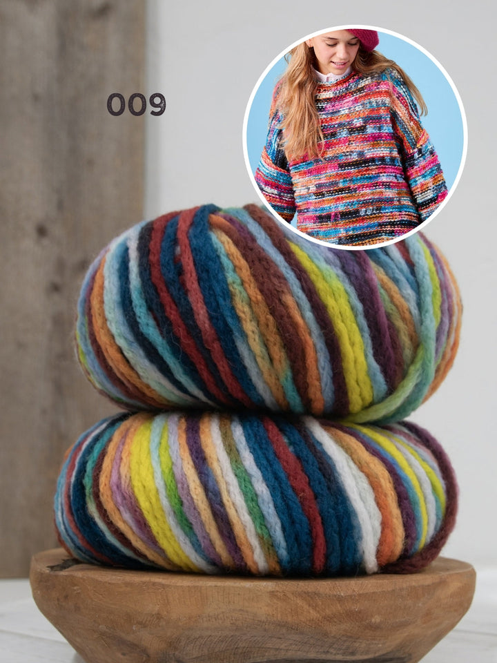 Strickpaket Crazy Oversized-Pullover