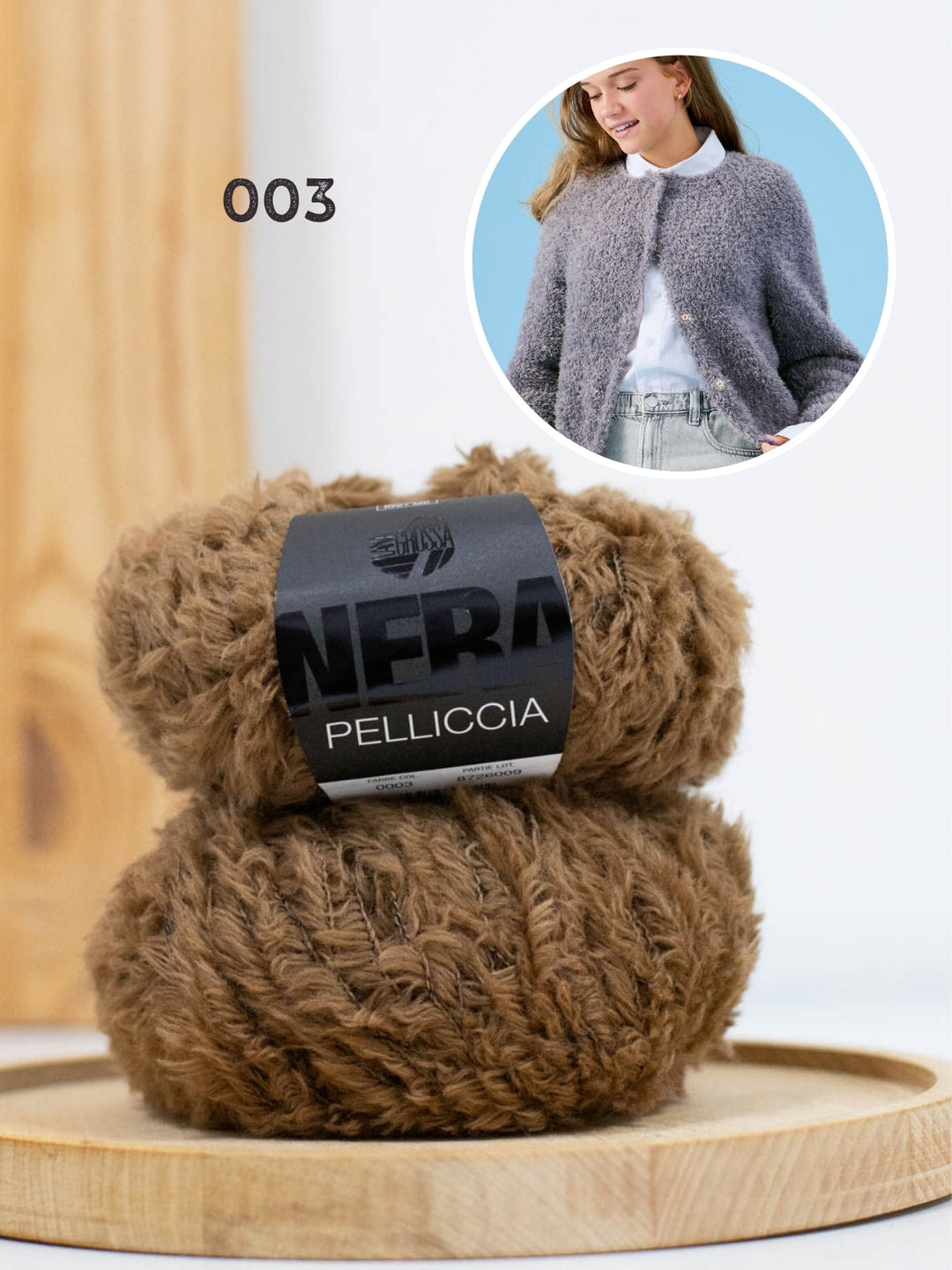 Strickpaket Pelliccia top-down Jacke