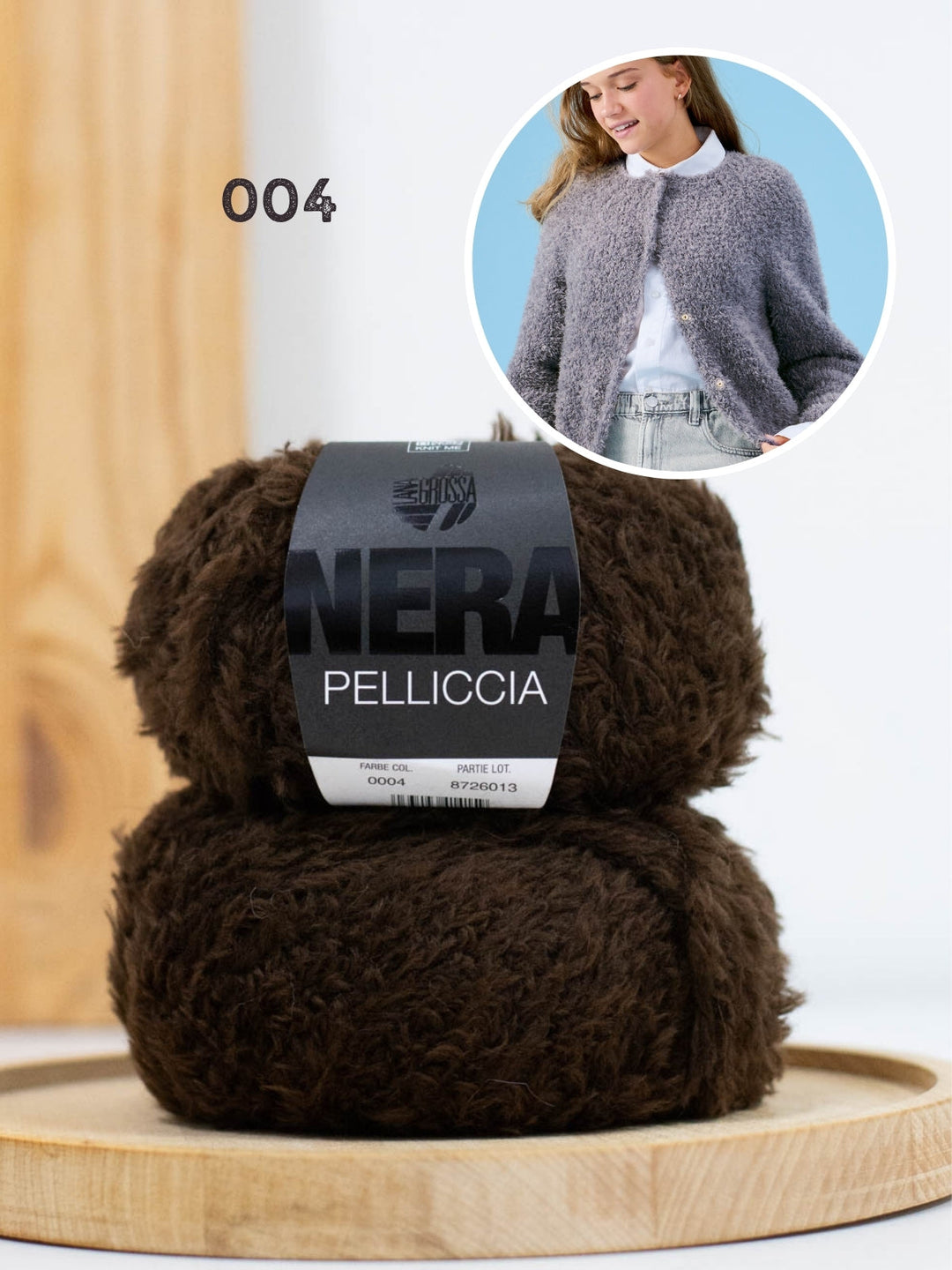 Strickpaket Pelliccia top-down Jacke