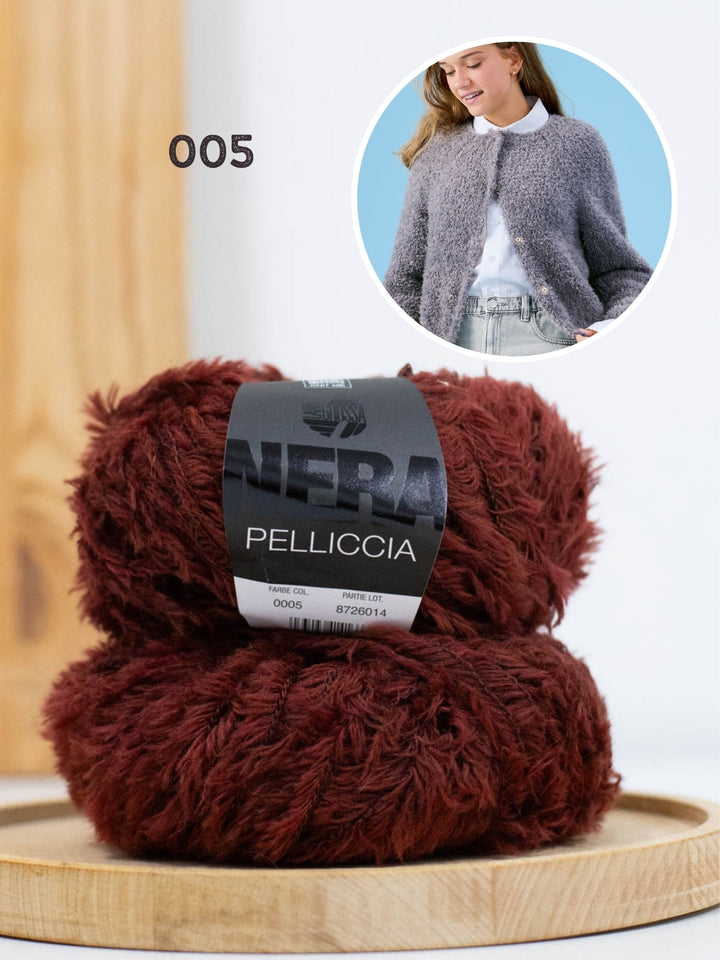 Strickpaket Pelliccia top-down Jacke
