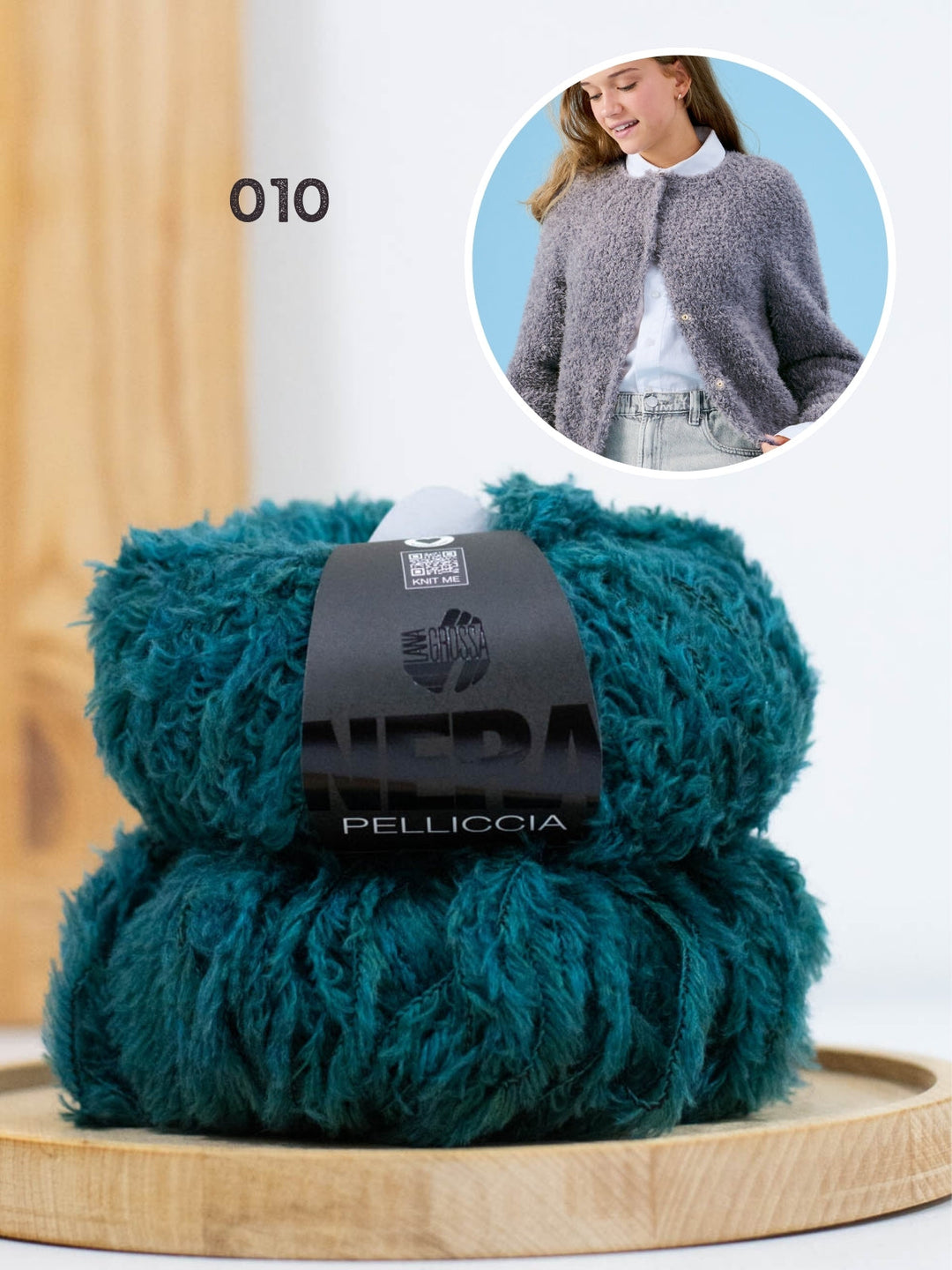 Strickpaket Pelliccia top-down Jacke