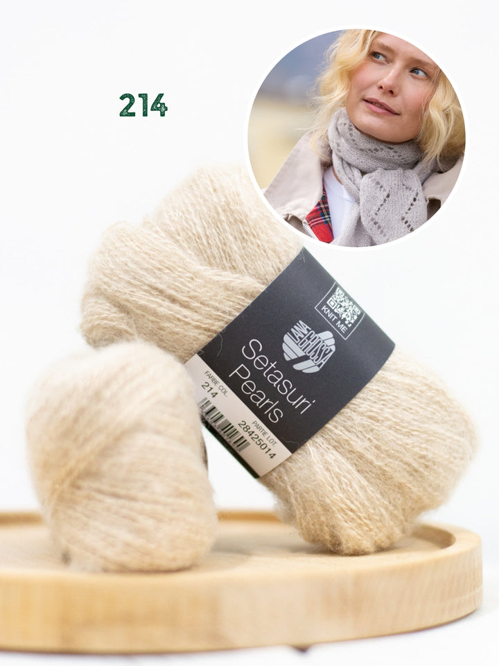 Strickpaket Setasuri Pearls Halstuch