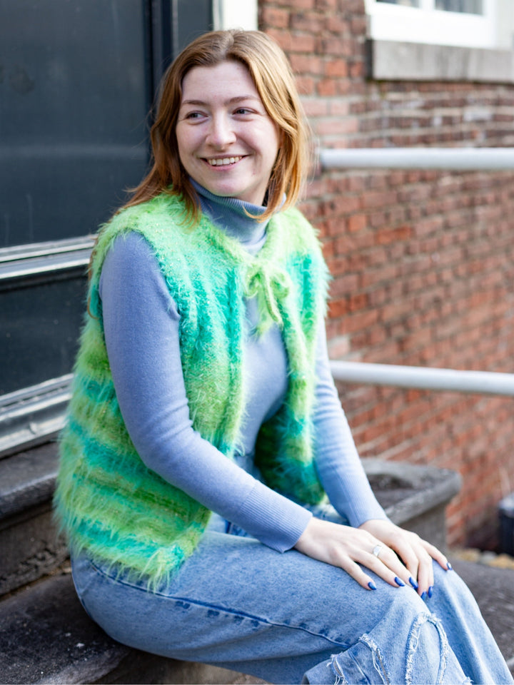 Strickpaket Mae Weste - Basta Mista Glamour - Tanja Steinbach