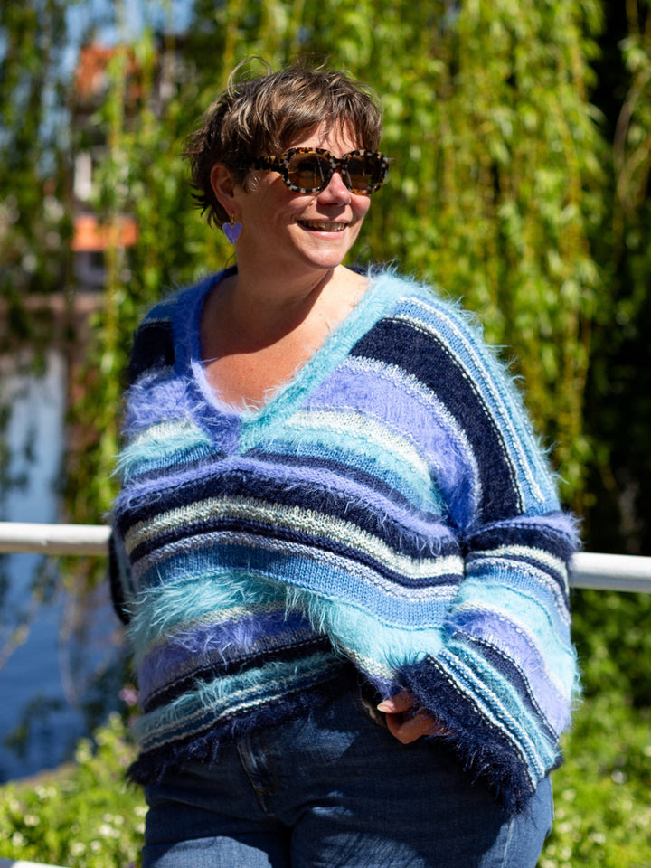 Strickpaket Basta Bottoni Summer Softness Streifenpullover