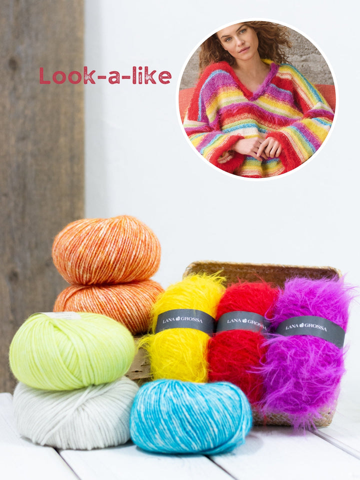 Strickpaket Basta Bottoni Summer Softness Streifenpullover