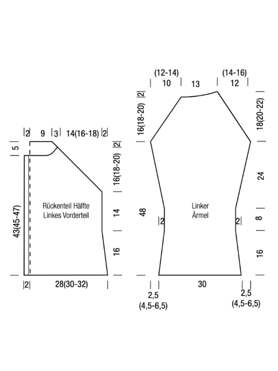 Strickpaket Brigitte Silkdream Jacke im Halbpatentmuster