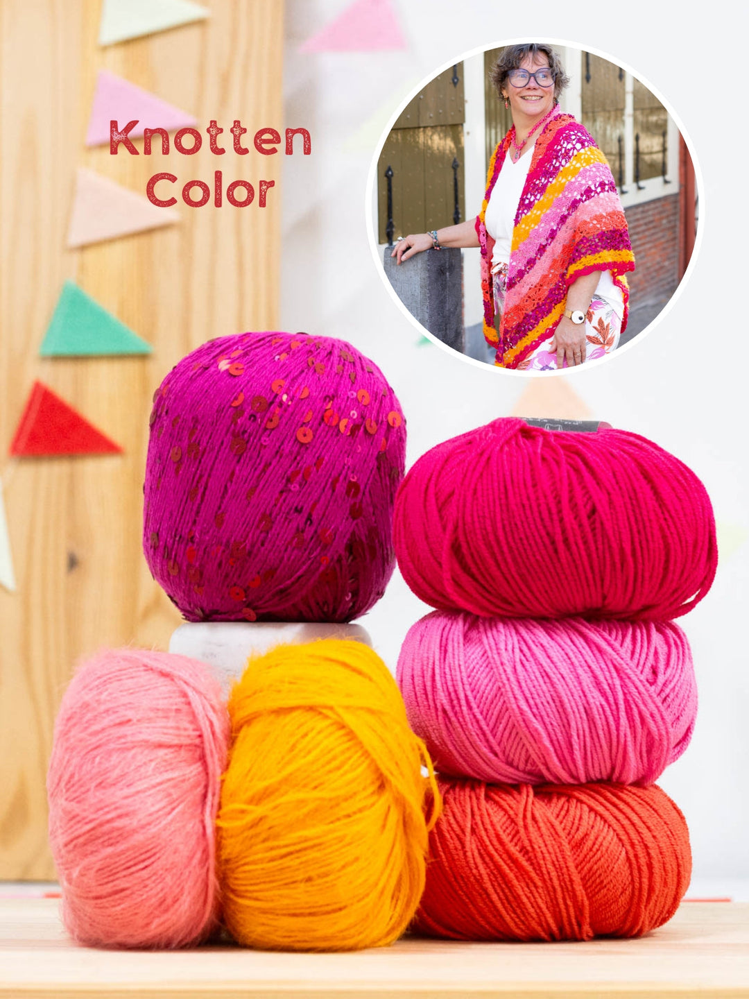 Häkelpaket Southbay Stola - Knotten Design